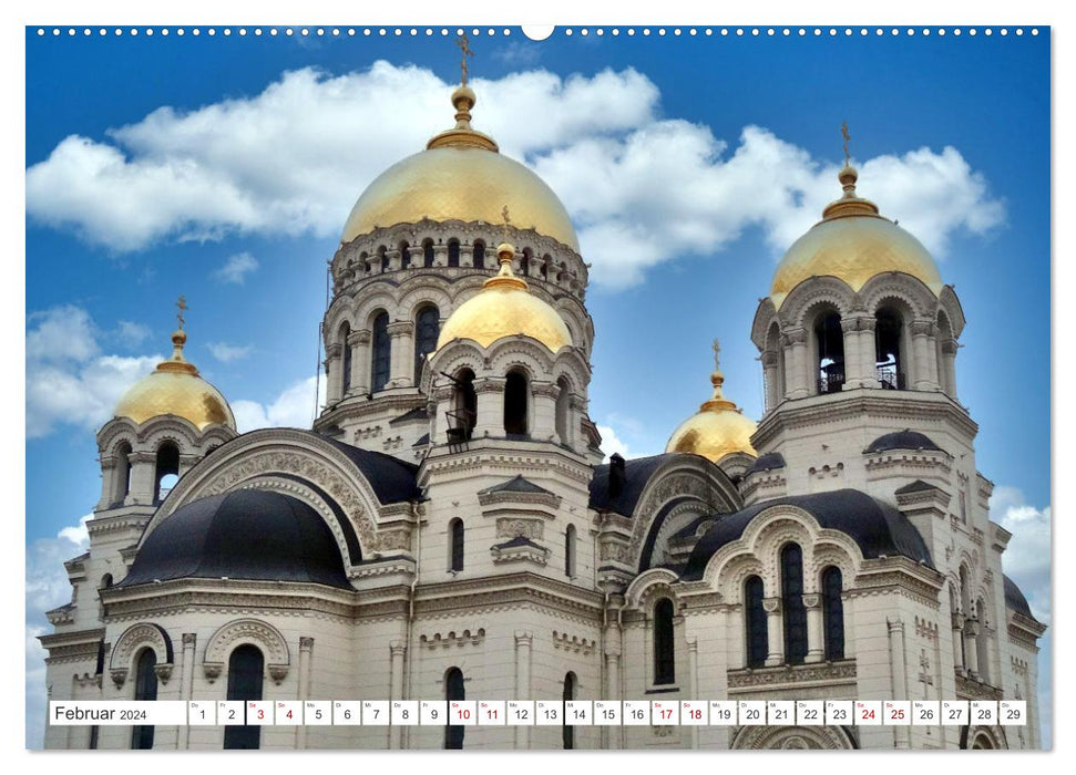 Heiligtum der Don-Kosaken - Nowotscherkassk und seine Kathedrale (CALVENDO Wandkalender 2024)