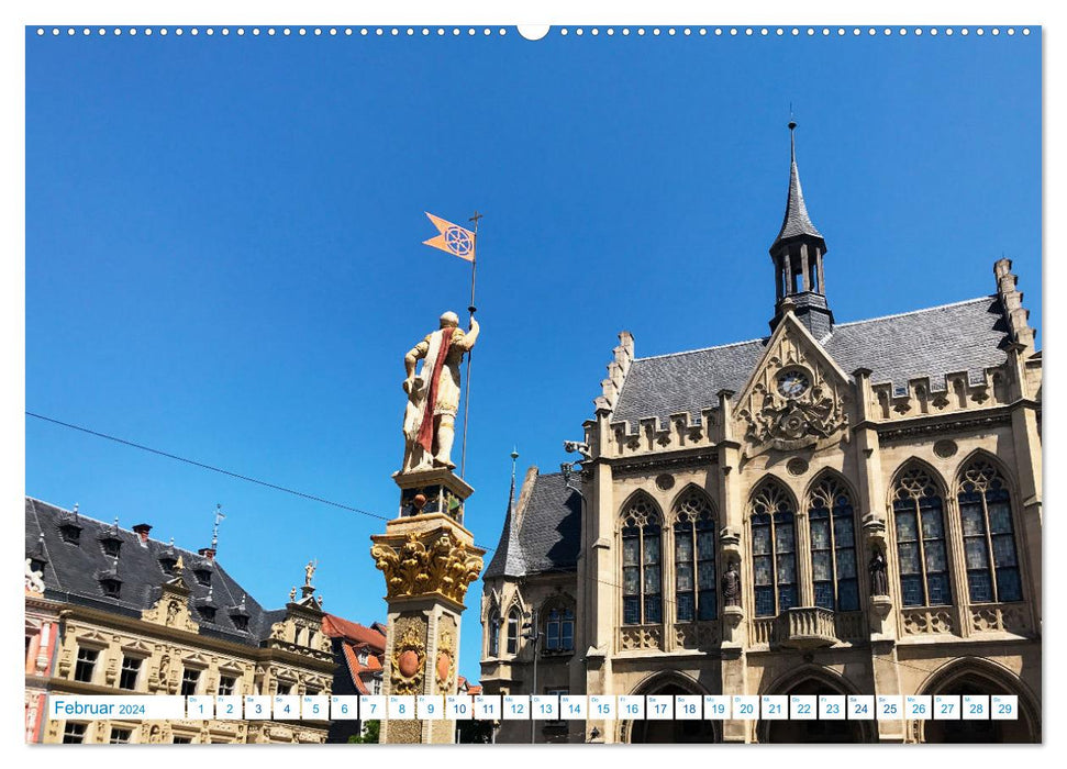 Erfurt So Wunderbar (CALVENDO Premium Wandkalender 2024)