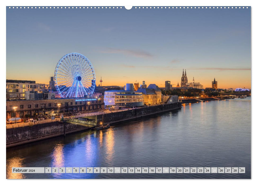 Wunderschönes Köln (CALVENDO Wandkalender 2024)