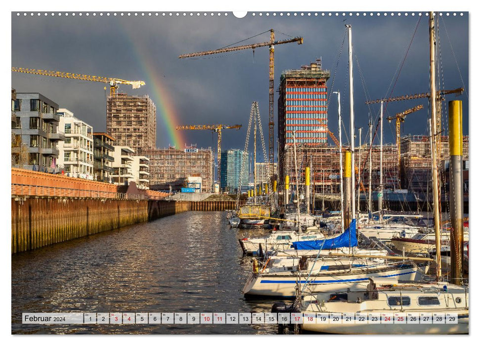 Bremer Hafenromantik (CALVENDO Wandkalender 2024)