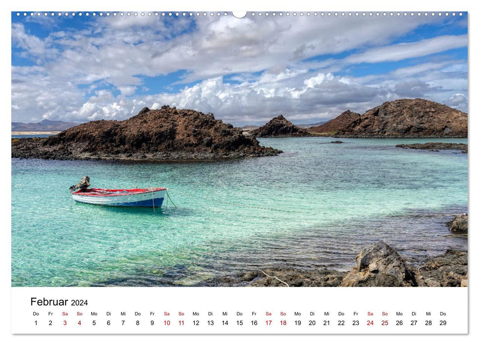 Isla de Lobos - Inseljuwel zwischen Fuerteventura und Lanzarote (CALVENDO Premium Wandkalender 2024)