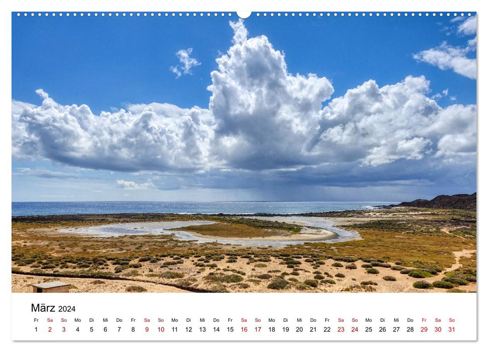 Isla de Lobos - Inseljuwel zwischen Fuerteventura und Lanzarote (CALVENDO Premium Wandkalender 2024)