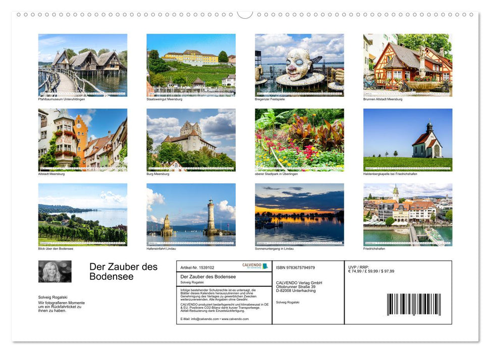 Der Zauber des Bodensees (CALVENDO Premium Wandkalender 2024)