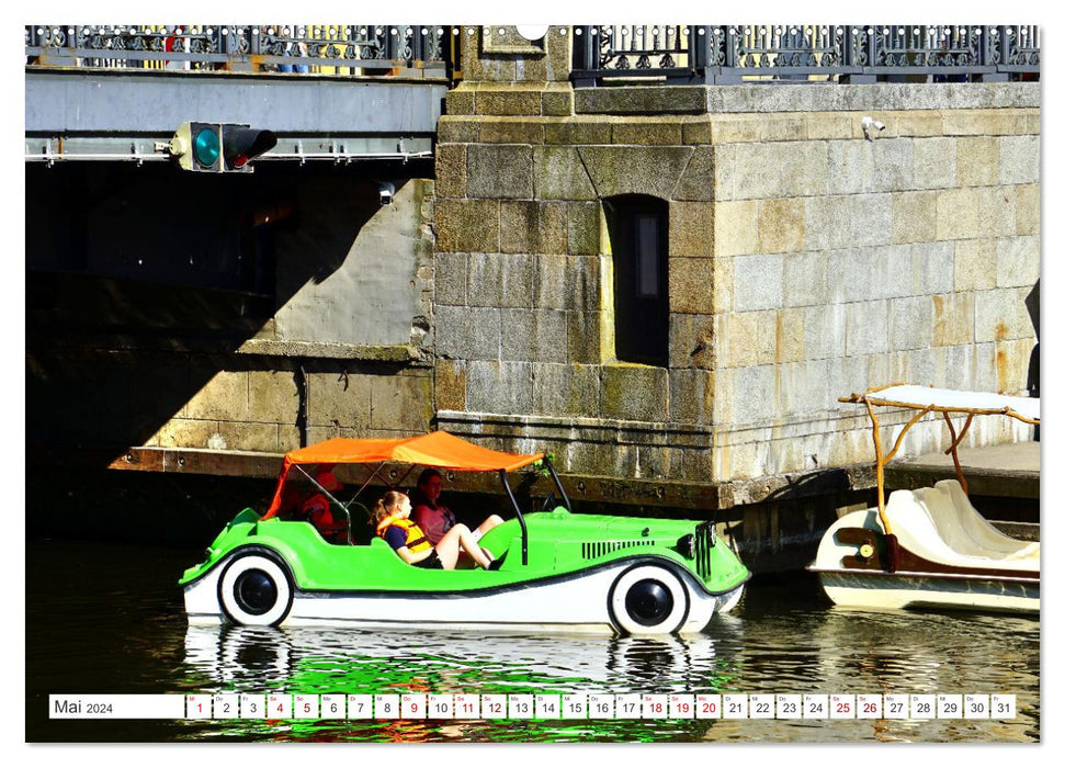 Wasser-Freuden in Memel (CALVENDO Wandkalender 2024)