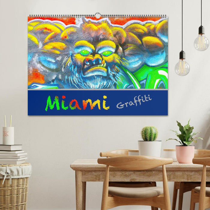 Miami Graffiti (CALVENDO Wandkalender 2024)