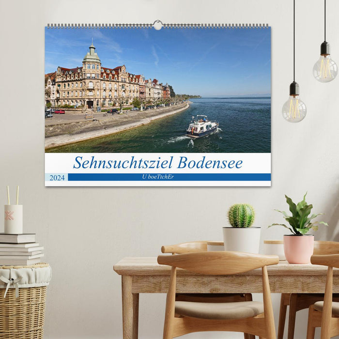 Sehnsuchtsziel Bodensee (CALVENDO Wandkalender 2024)