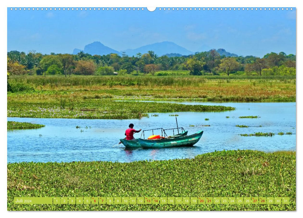 Sri Lanka, Grüne Berge - unberührte Natur (CALVENDO Premium Wandkalender 2024)