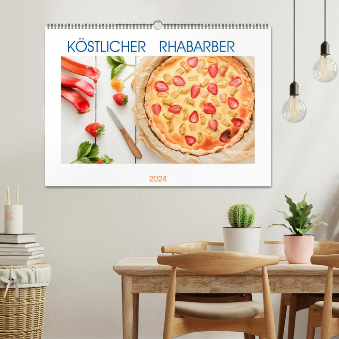 Delicious rhubarb (CALVENDO wall calendar 2024) 