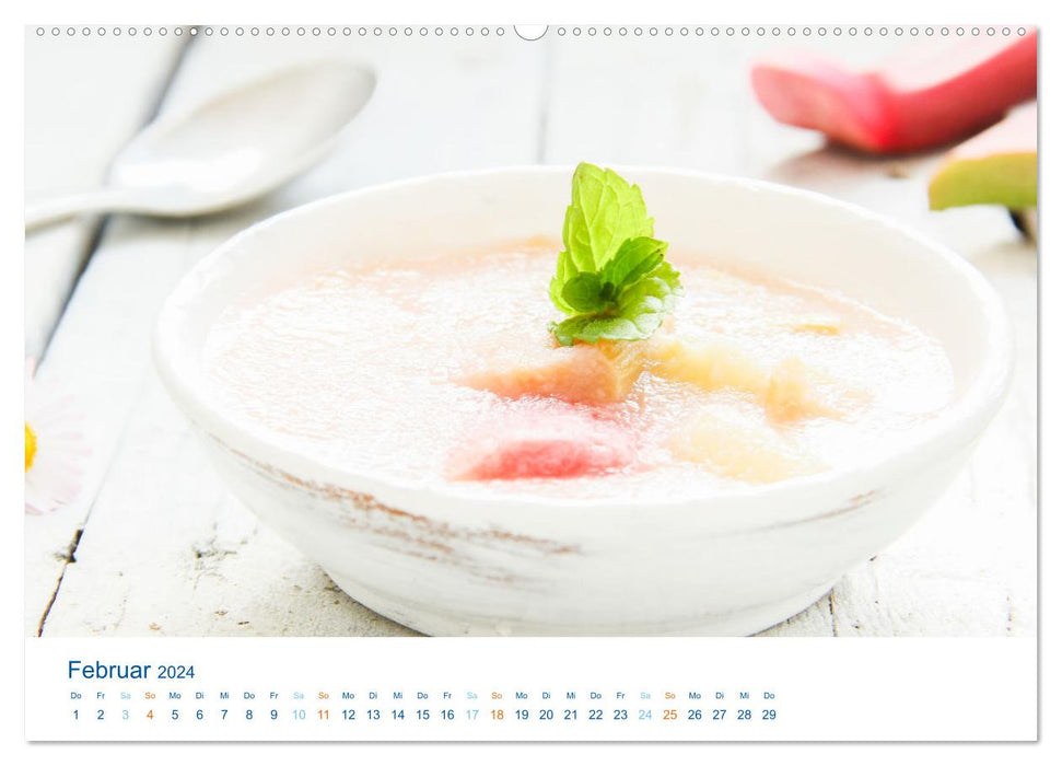 Delicious rhubarb (CALVENDO wall calendar 2024) 