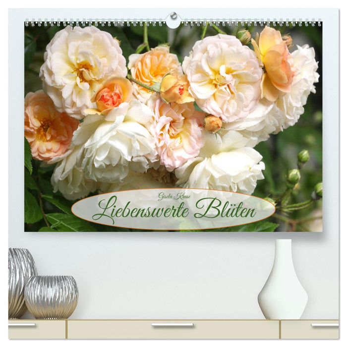 Liebenswerte Blüten (CALVENDO Premium Wandkalender 2024)