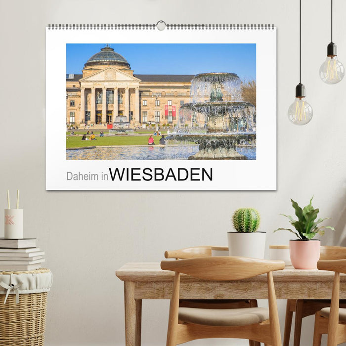 Daheim in Wiesbaden (CALVENDO Wandkalender 2024)