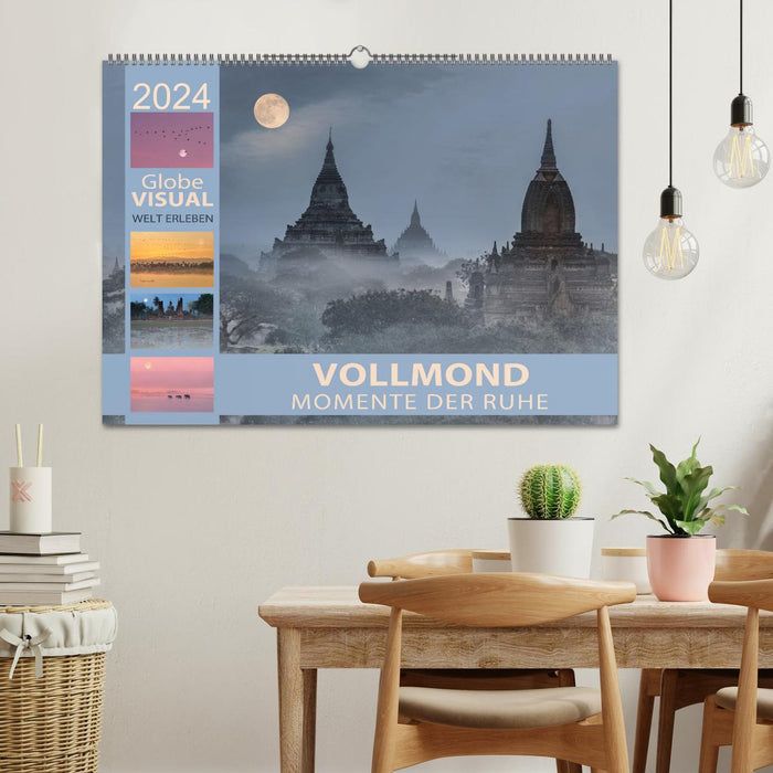 Vollmond - Momente der Ruhe (CALVENDO Wandkalender 2024)