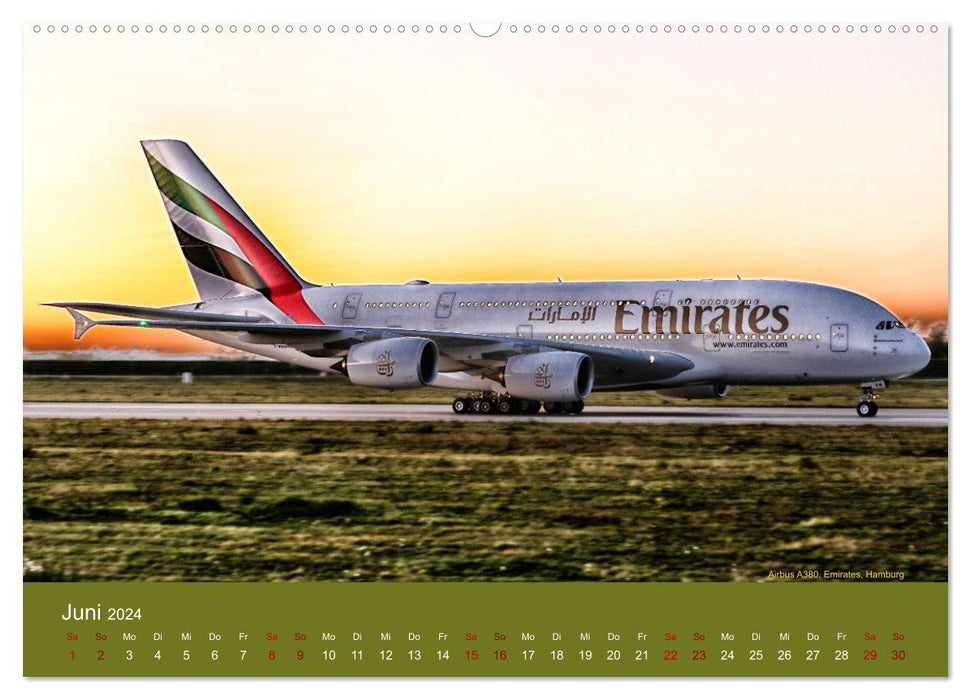 Art of Aviation - Kunstvolle Flugzeuge (CALVENDO Premium Wandkalender 2024)