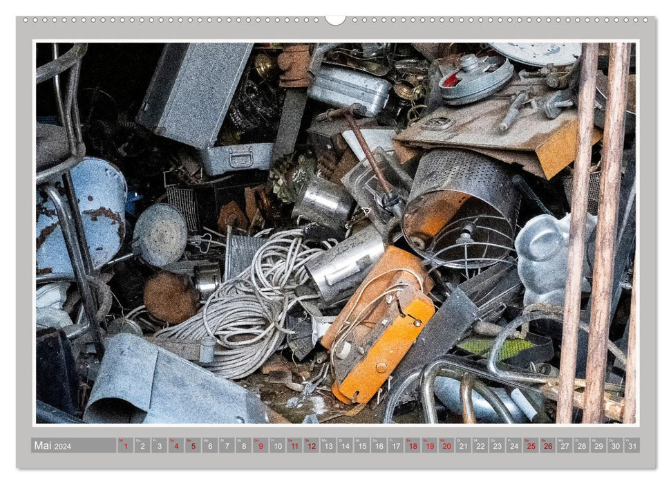 Discarded visit to the scrapyard (CALVENDO wall calendar 2024) 