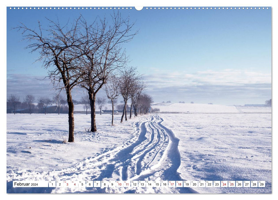 Winter in Nord-Deutschland (CALVENDO Premium Wandkalender 2024)