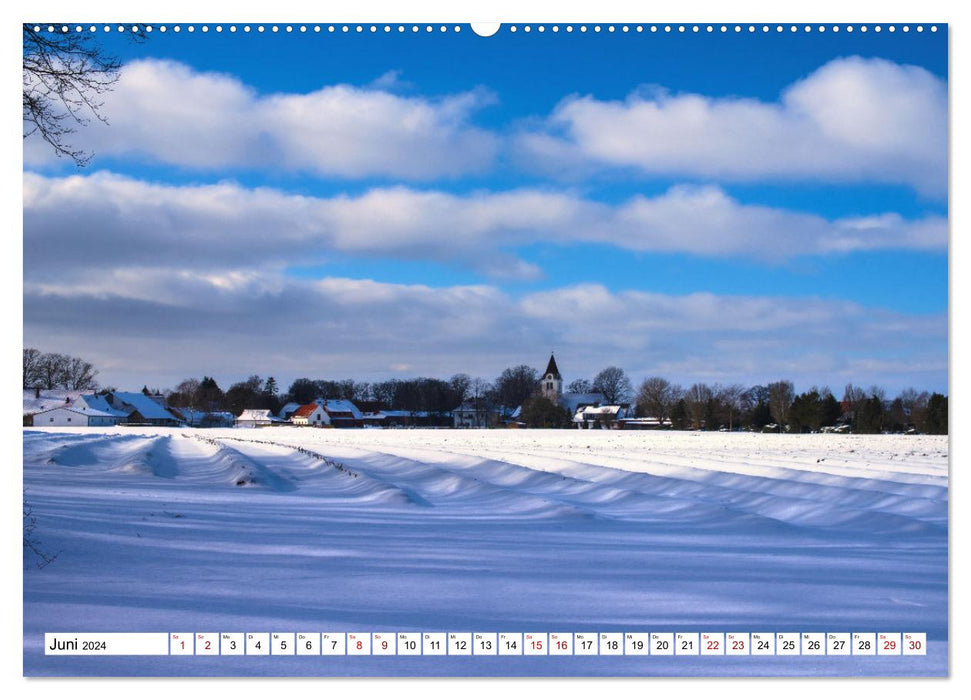 Winter in Nord-Deutschland (CALVENDO Premium Wandkalender 2024)