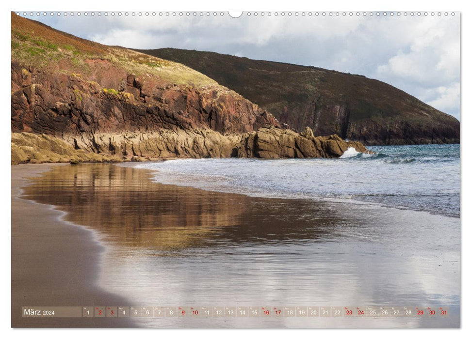 WALES - Die Küstenlandschaft von Pembrokeshire (CALVENDO Premium Wandkalender 2024)