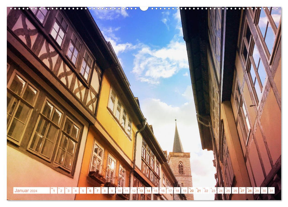 Erfurt So Wunderbar (CALVENDO Wandkalender 2024)