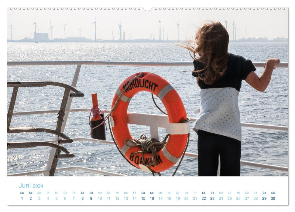 Moin Borkum (CALVENDO Premium Wandkalender 2024)