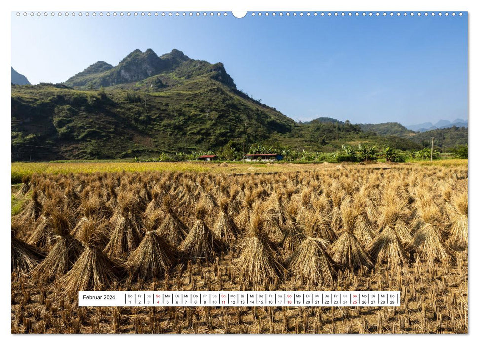 Der Ha Giang Loop in Vietnam (CALVENDO Premium Wandkalender 2024)
