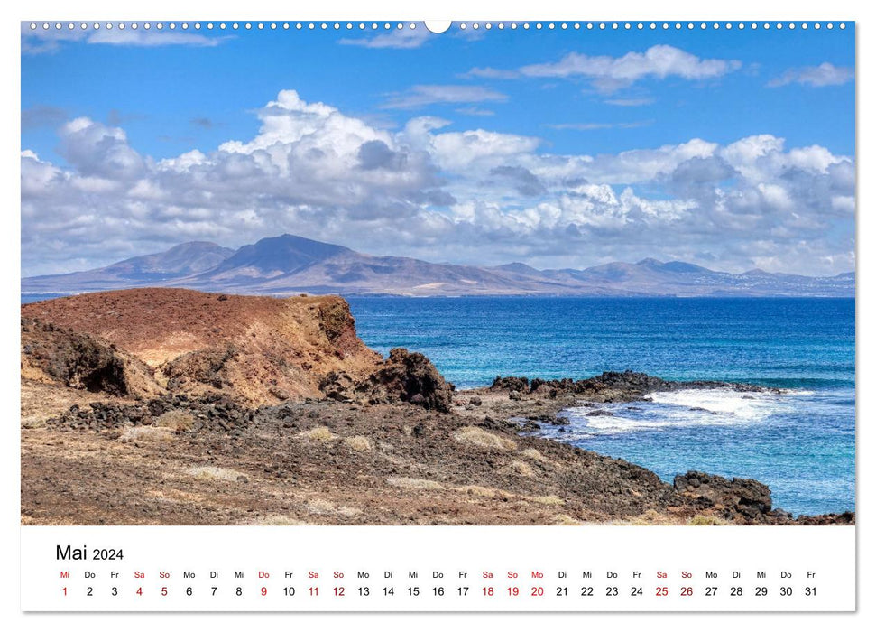 Isla de Lobos - Inseljuwel zwischen Fuerteventura und Lanzarote (CALVENDO Wandkalender 2024)