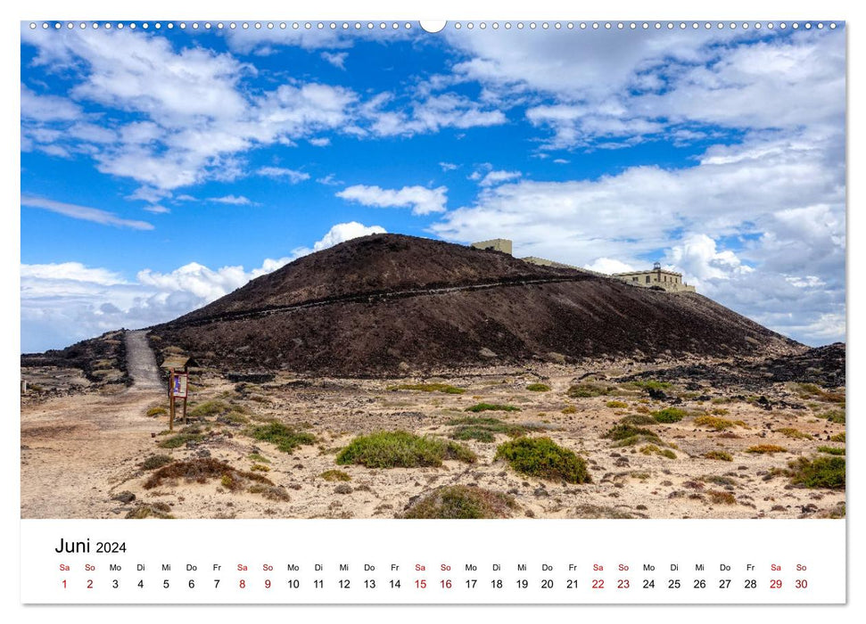 Isla de Lobos - Inseljuwel zwischen Fuerteventura und Lanzarote (CALVENDO Wandkalender 2024)