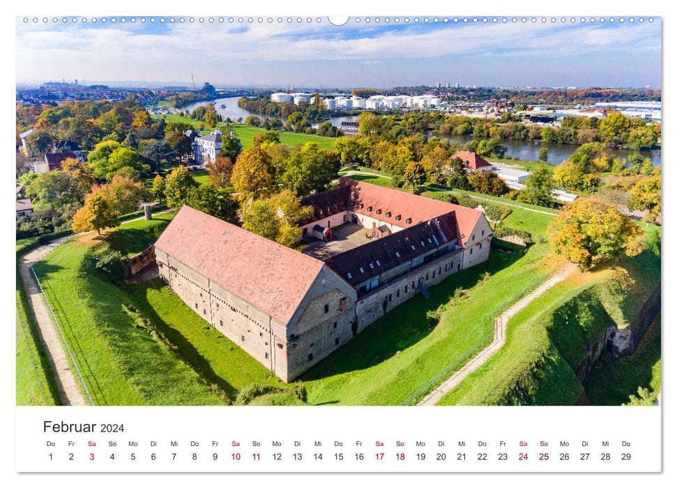Rüsselsheim Industriestadt am Main (CALVENDO Premium Wandkalender 2024)