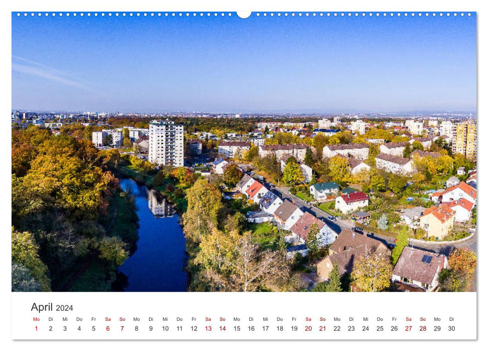 Rüsselsheim Industriestadt am Main (CALVENDO Premium Wandkalender 2024)