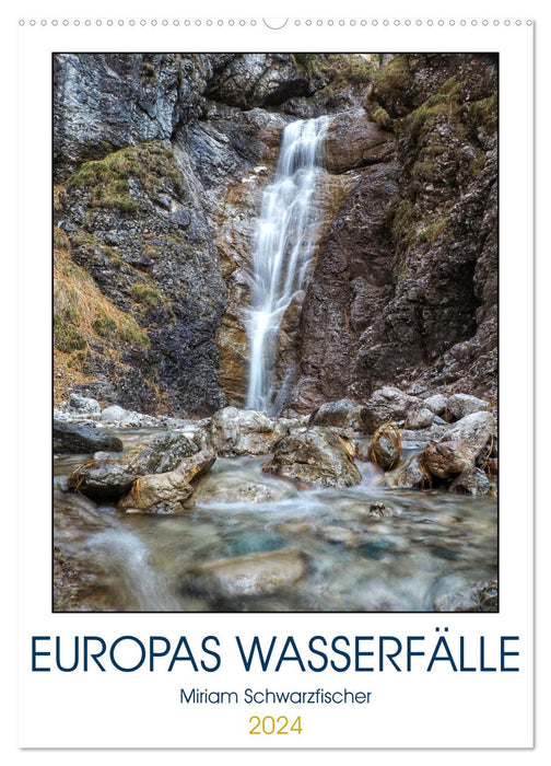 Europas Wasserfälle (CALVENDO Wandkalender 2024)