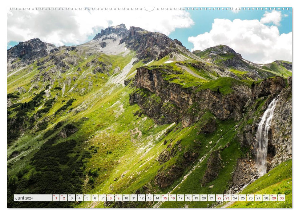 Die Adern der Alpen (CALVENDO Wandkalender 2024)