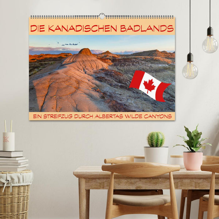 Die Kanadischen Badlands (CALVENDO Wandkalender 2024)