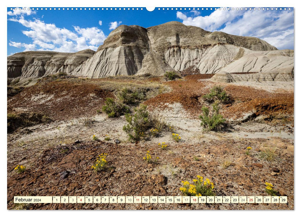 Die Kanadischen Badlands (CALVENDO Wandkalender 2024)