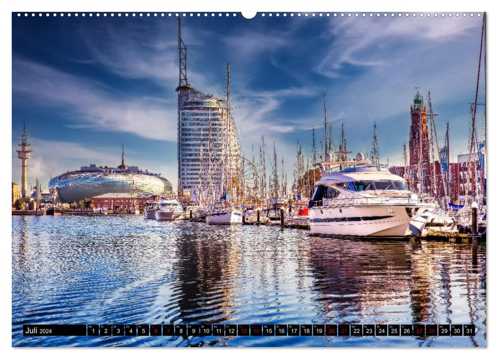 BREMERHAVEN Maritimes in der Seestadt (CALVENDO Premium Wandkalender 2024)