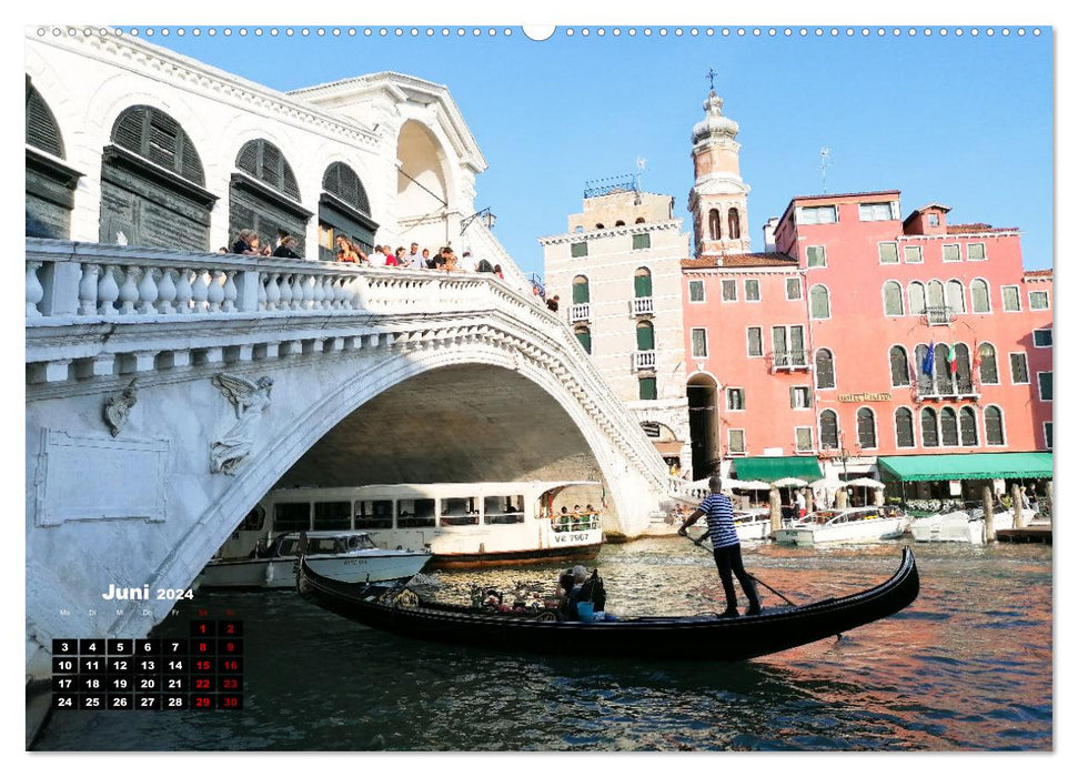 Venise – Perle dans la lagune (Calvendo Premium Wall Calendar 2024) 