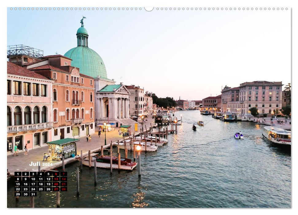 Venise – Perle dans la lagune (Calvendo Premium Wall Calendar 2024) 