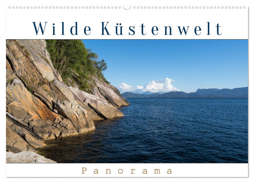 Wild coastal world - Panorama (CALVENDO wall calendar 2024) 