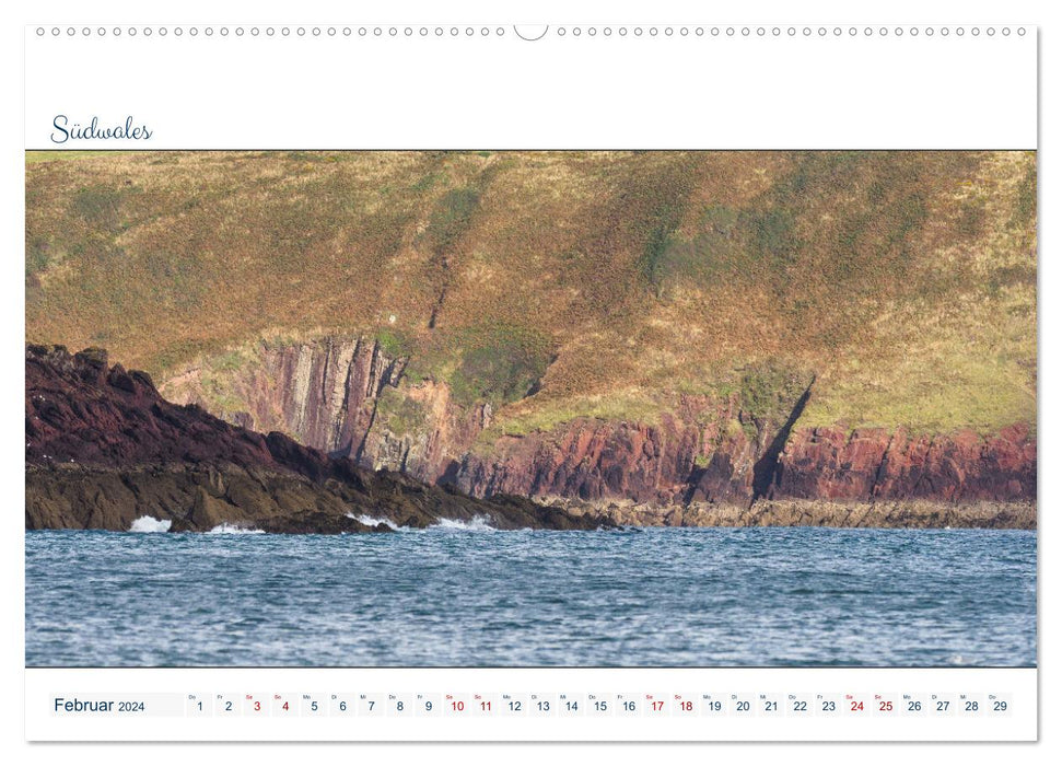 Wild coastal world - Panorama (CALVENDO wall calendar 2024) 