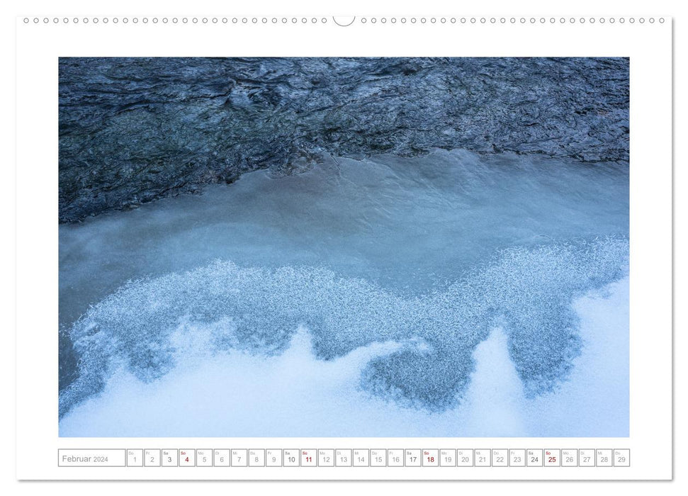 ICE ART - Magical ice world (CALVENDO wall calendar 2024) 