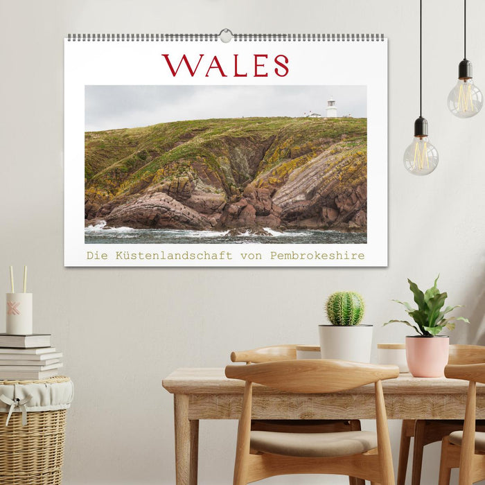 WALES - The coastal landscape of Pembrokeshire (CALVENDO wall calendar 2024) 