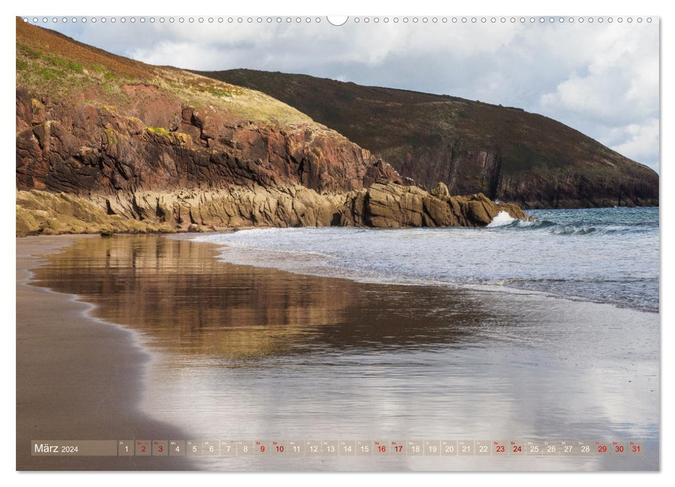 WALES - The coastal landscape of Pembrokeshire (CALVENDO wall calendar 2024) 