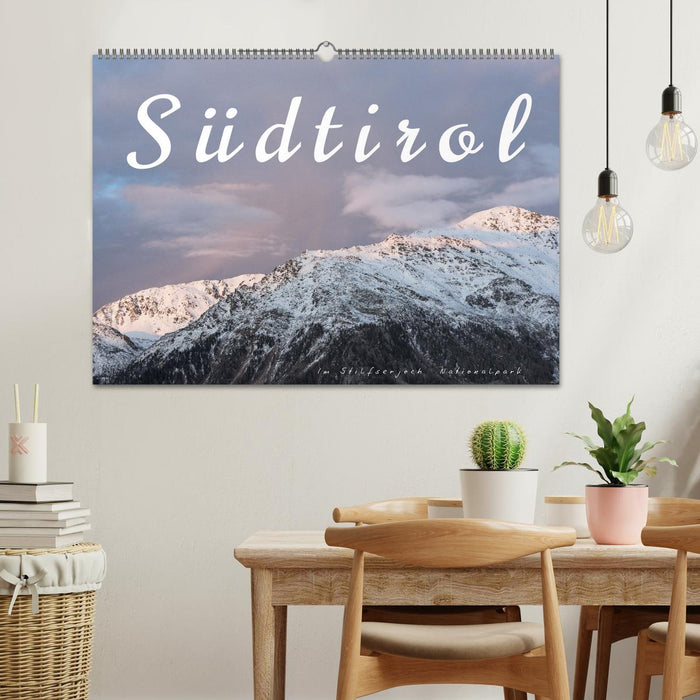 Tyrol du Sud - Dans le Parc National du Stelvio (Calendrier mural CALVENDO 2024) 