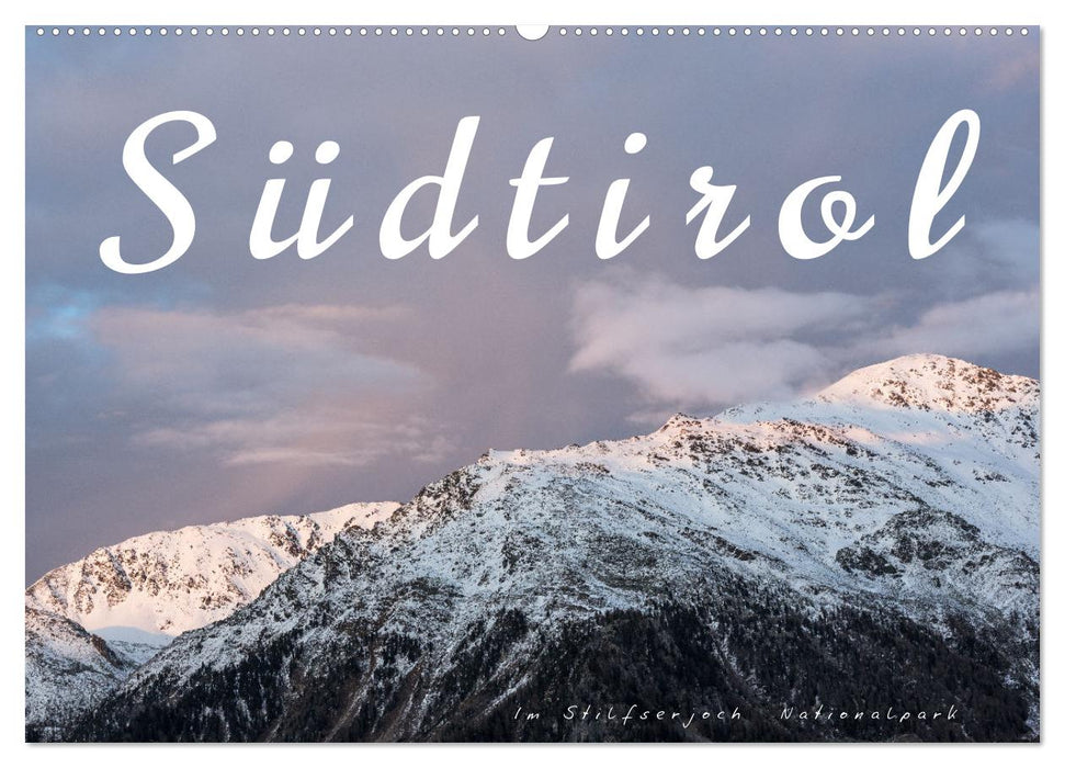 Tyrol du Sud - Dans le Parc National du Stelvio (Calendrier mural CALVENDO 2024) 