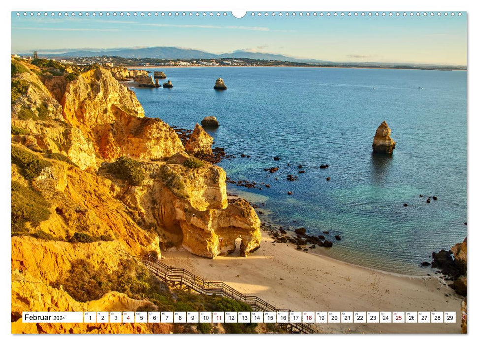 Algarve - The most beautiful coast in Europe (CALVENDO wall calendar 2024) 