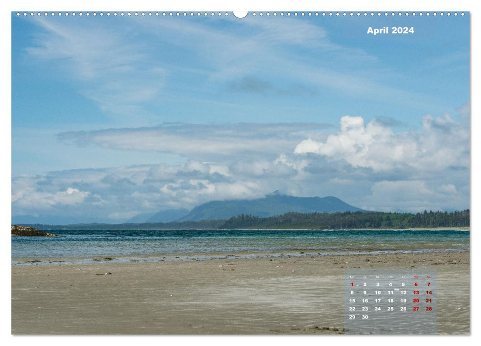 Envie du Canada – Côte sauvage du Pacifique et forêts mystiques (Calendrier mural CALVENDO 2024) 