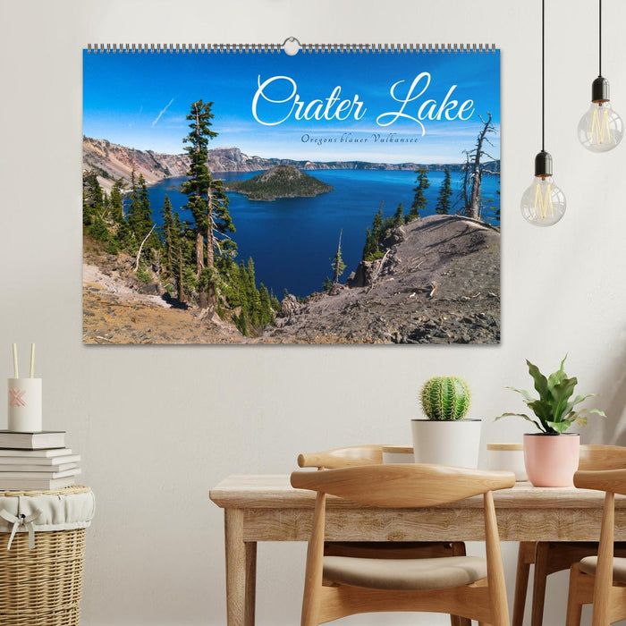 Crater Lake - Oregons blauer Vulkansee (CALVENDO Wandkalender 2024)