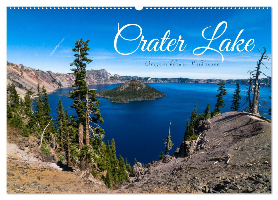 Crater Lake - Oregons blauer Vulkansee (CALVENDO Wandkalender 2024)