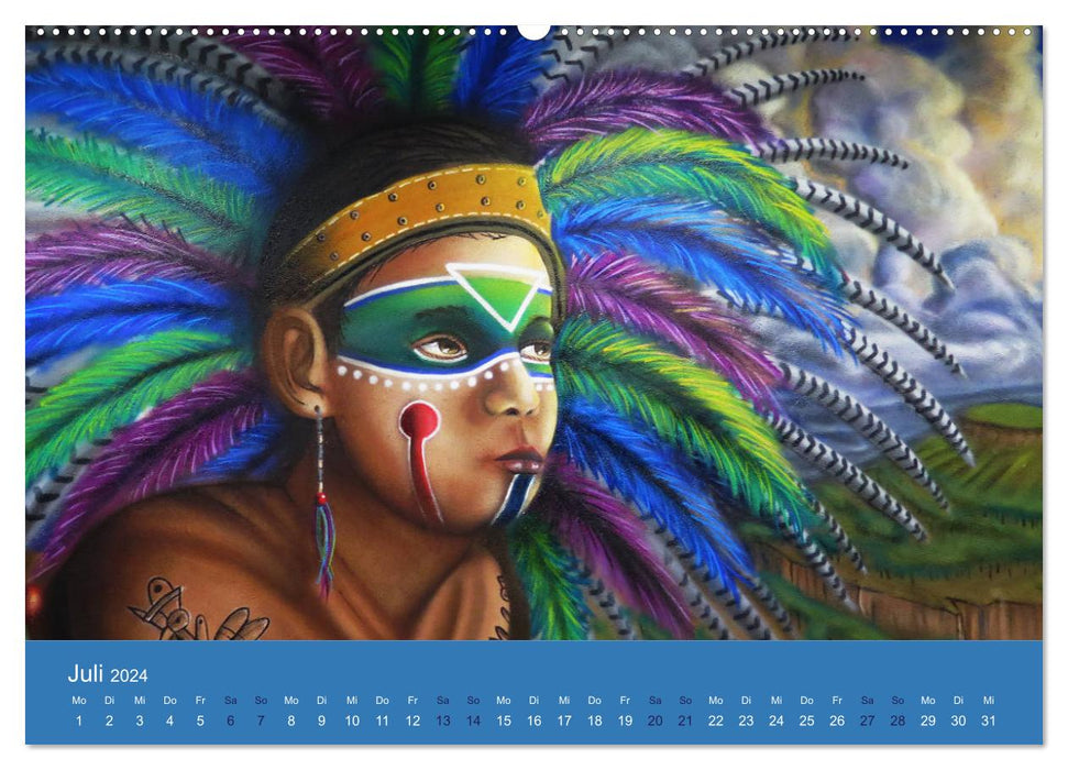 Viva Mexico – Couleurs et joie (Calvendo Premium Calendrier mural 2024) 