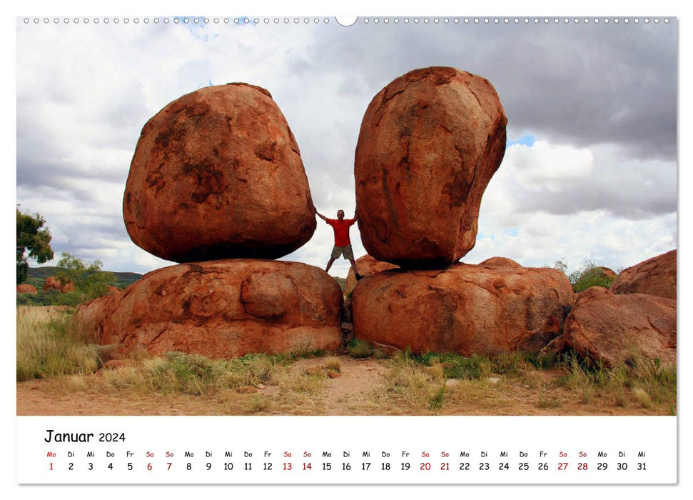 Australie - Sous le charme du 5ème continent (Calvendo Premium Wall Calendar 2024) 