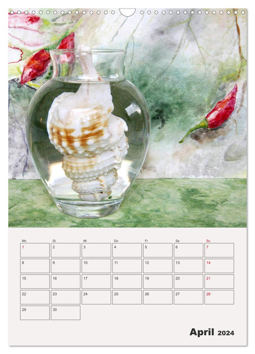 Nature morte et belle nature morte (Calendrier mural CALVENDO 2024) 