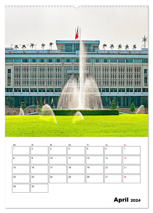 Ho-Chi-Minh-Stadt - die schönsten Sehenswürdigkeiten (CALVENDO Wandkalender 2024)